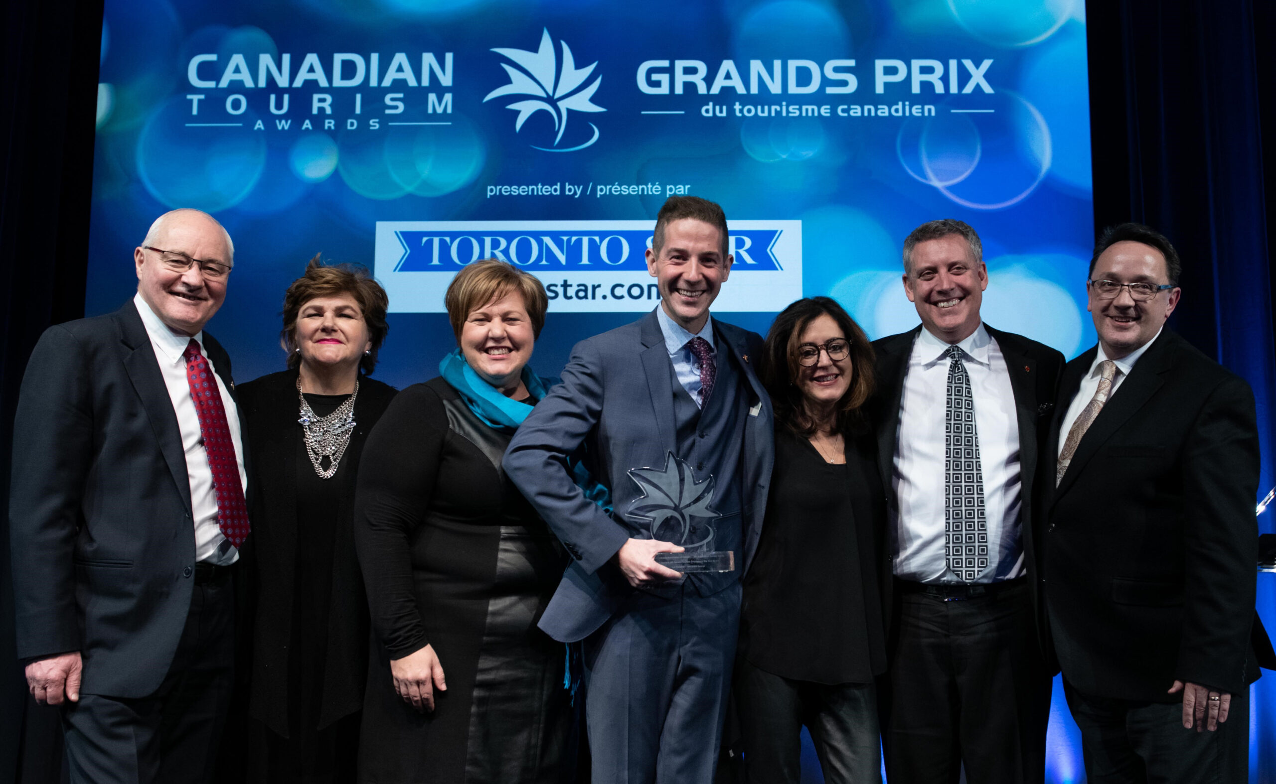Canadian Tourism Awards Ian Cheverie and Presenters