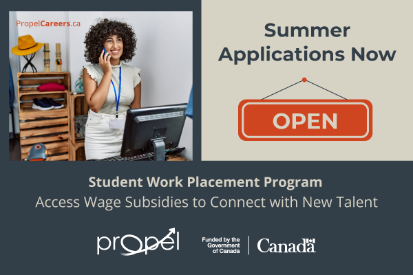 Graphic in grey and beige, with an orange accent