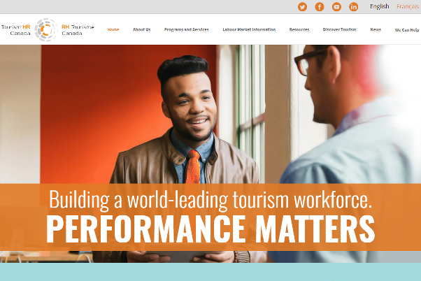 Tourism HR Canada Website